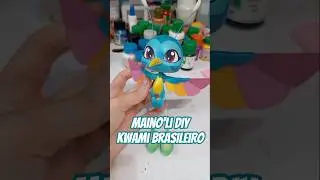 Kwami/Totem do beija flor 🐦&zwj;🔥🌹#miraculous #diy #kwami #miraculousladybug #biscuit