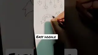 easy doodle/ drawing for the beginners/ kids #doodle #art #drawing #twice #bts #shorts #army