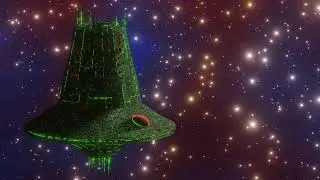 Stylized Macross Style Zentran Fleet  in Blender EEVEE