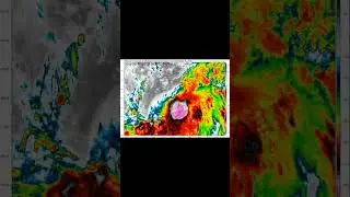 Tropical Storm Krosa (2025) Longwave IR | Tropical Tidbits, NOAA #typhoon #cyclone