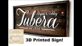 Как сделать вывеску своими руками, напечатанную на 3D-принтере!