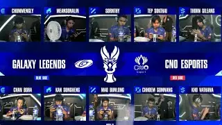 ហ្គេមទី2| GALAXY Legends VS CNO Esports |ក្នុងការប្រកួតកីឡាអេឡិចត្រូនិចជើងឯកថ្នាក់ជាតិ2025
