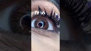 Mixing Mascara with Eyelash glue (Extra Clumpy) #shorts #makeup #satisfying
