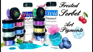 NEW! Frosted Sorbet ColourArte Primary Elements for fluid Art, mixed media, acrylic painting