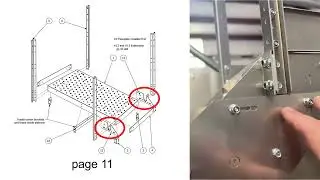 Greene Stairs CF3544L C-Series Farm Duty Platform Assembly and Installation Instructions