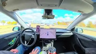 Tesla FSD, часть 4: пробки в Хьюстоне, особенности навигации и почему FSD снижает утомляемость во...