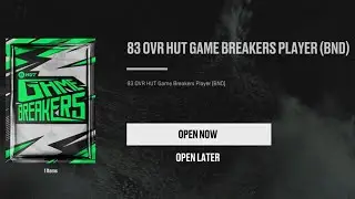 NHL 26 HUT Game Breakers 83 OVR HUT Game Breakers Player Pack opening (PS5) #nhl26hut #nhl26 #nhl