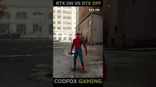 Spider Man Remastered RTX OFF vs RTX ON Ray Tracing Comparison | Codfox Gaming