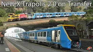 Melbourne's Newest Train on Transfer | Metro X'Trapolis 2.0 Set 1 - Ballarat to Melbourne