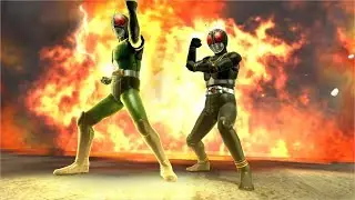 仮面ライダー バトライド・ウォー 創生　combo finish　BLACK & RX