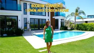 Bodrum Türkbükü Deniz Manzaralı 1 Dönüm İçinde Villa