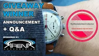 1000 Subscribers GIVEAWAY WINNER Announcement + Q&A | My Affordable Watch Collection Official Launch