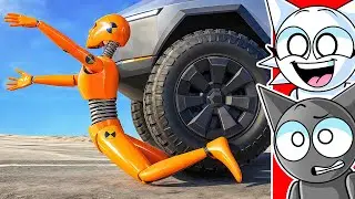 Reacting to Bad Luck Drivers And Car CRASHES! (BeamNG Drive)