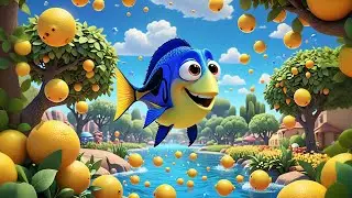 Fish Swam in a Lemon Lake 🐟🍋 | Fun Kids Song | Imaginative Learning Adventure