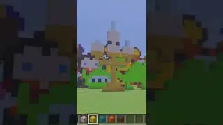 Minecraft Merida Tutorial #minecraft #minecraftshorts #youtubeshorts