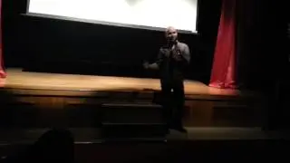 Miguel &Aacute;ngel Font Bisier presentando SINNSIDE en el Festival de Cine Fant&aacute;stico de Monachil