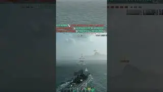 🔥Battleship Georgia's INSANE 8 Ship Kill Streak! 👀 #shorts #wows #wowsreplays