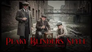 Peaky Blinders Style - relaxing vintage music radio.