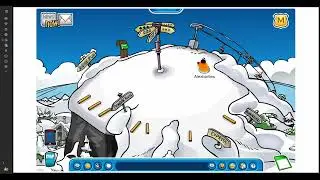 Orange Puffle Pin and Taco Pin! | Club Penguin Atake | Location