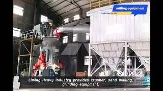 Grinding production line equipment layout, material processing process