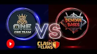 ONE TEAM VS  @demonsbases |CLASH OF CLANSكلاش اوف كلانس هجمات  ملكة ماشية راكب الجذوع 🔥