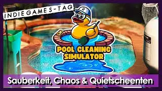 Der Hochdruckreiniger, die Enten & Ich [Pool Cleaning Simulator] [Indiegamestag]