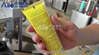 Semi-automatic ultrasonic cosmetic toothpaste hand cream tube filling and sealing machine #Filling
