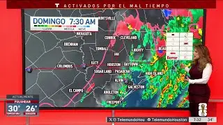 Así amanece Houston tras el paso del frente ártico