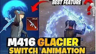 🥶 M416 Glacier Switch Animation Effect PUBG Mobile - New M416 Glacier Upgrade 4.2 Update 