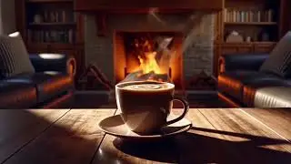 Cozy and warm #cozy #warm #fireplace #cupofcoffee #subscribe #explore #viral #viralvideo #youtuber 
