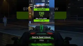 RTX 3070 VS Need for Speed Unbound. Graphics Showdown! #gaming #benchmark #nfs #rtx3070 #nvidia