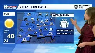 Winter’s bite returns to Alabama next week, bringing colder weather for the final days of December.