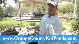 koi pond service orange county california 714-591-0006