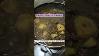 Duck meet cooked with ash gourd // Marinated chicken smoked sticks 🍡 #food @filmyadda97