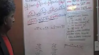 Algebra Help Day 100 - Online Prep Tutor - GRE, GMAT, TEAS, SAT, ACT, TOEFL, and IELTS