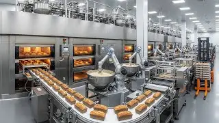 Inside a Modern Banana Bread Factory &ndash; Fully Automated Production