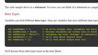 JavaScript Variables and Data Types