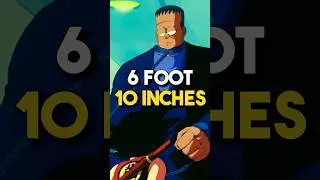 All HEIGHTS In Dragon Ball Super pt.3 #shorts