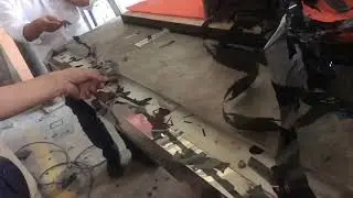 New energy vehicle battery insulation materials die  cutting machine #honggangCuttingMachine