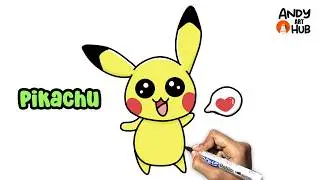 How to Draw a Cute Chubby Pikachu | Easy Step-by-Step Drawing for Beginners