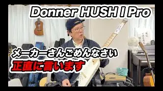 【Donner HUSH I Pro】案件受けたけどメーカーさんに許してもらえなさそうな結果になったかもしれない・・・