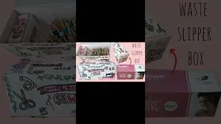 diy thread storage box 🧵🌷/waste box idea)💡#diy#multitalentedgirl #shortsvideo