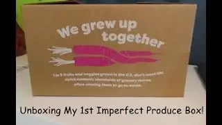 Unboxing Imperfect Produce - 1st Home Food Delivery
