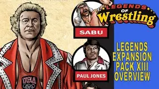 The Sheik Ken Patera Paul Jones Expansion Pack XIII 13 Overview Legends of Wrestling Filsinger Games