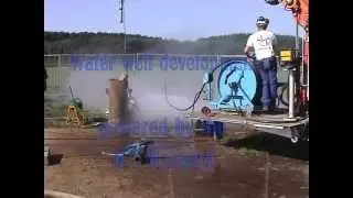 Water Well Development of natural gravel pack using HPI-Process powered by the JET Master