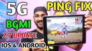 BGMI 2.7 Ping High 5G | 5G Ping High Problem Fix | 5G Network Problem Fix