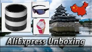 Unboxing Glasses portable speaker watch bag AliExpress / Распаковка очки  посылка из Китая