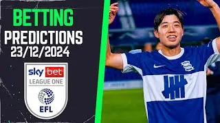 EFL Predictions Easy Odds 23/12 #efl #soccerpredictions #footballpredictions