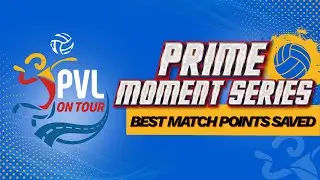 Exciting match points saved | 2025 PVL on Tour