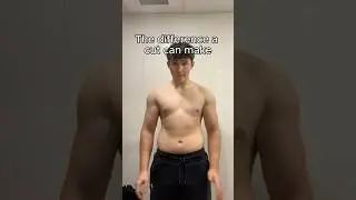 The difference a cut can make  #motivation #aesthetic #transformation #gym